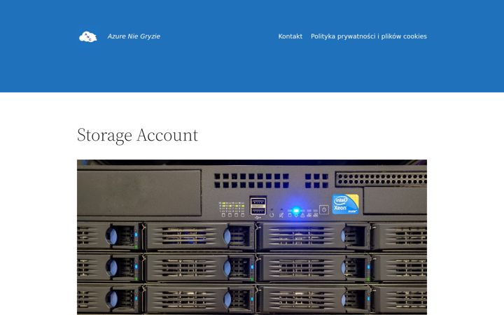 Screenshot of azureniegryzie.pl