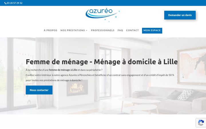 Skærmbillede af azureo-lille.fr