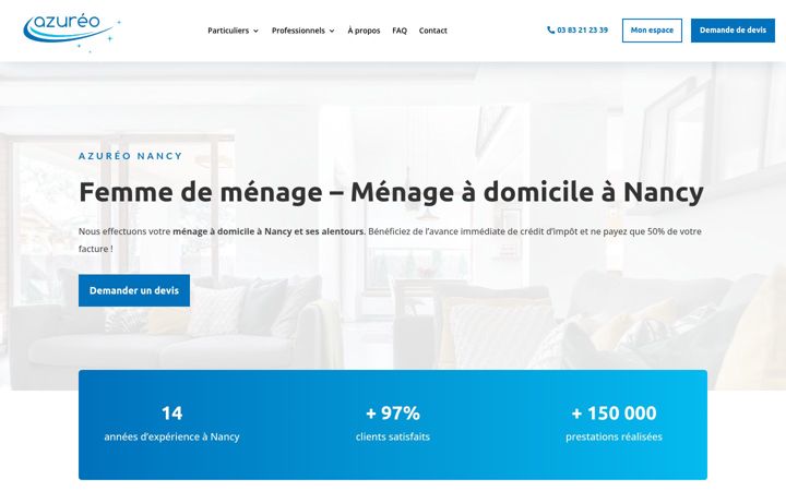 Skærmbillede af azureo-nancy.fr