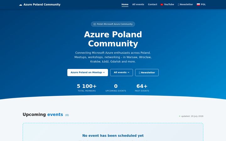 Screenshot of azurepoland.pl