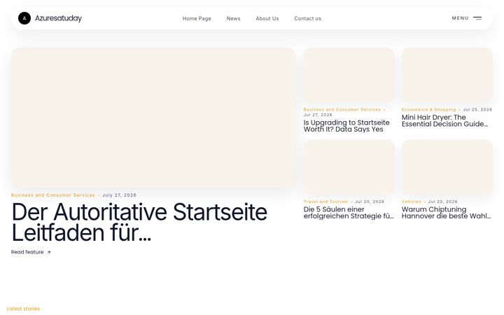 Screenshot of azuresatuday.de