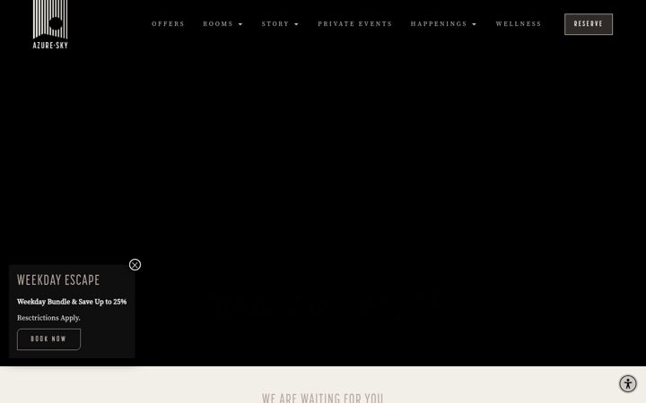 Screenshot of azureskyhotel.com