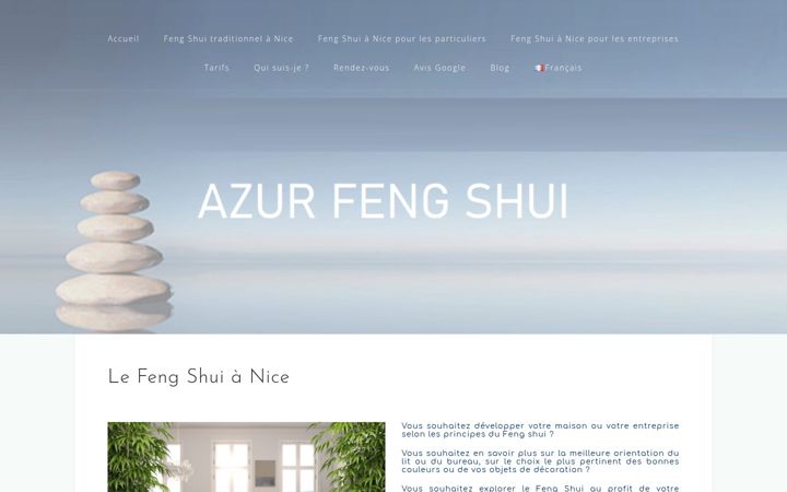 Screenshot of azurfengshui.eu