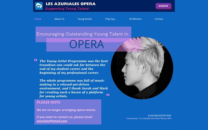 Screenshot of azurialopera.com