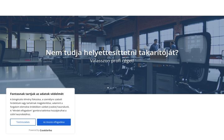 Screenshot of azurioclean.hu