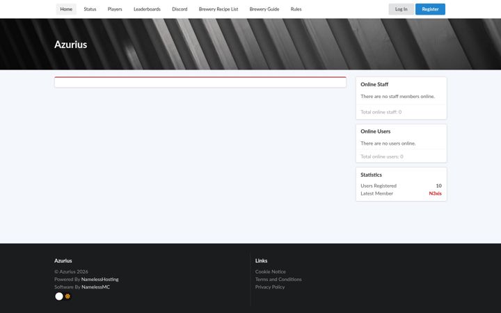 Screenshot of azurius.us