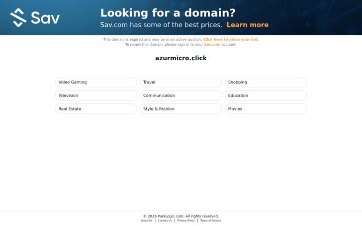 Screenshot of azurmicro.click