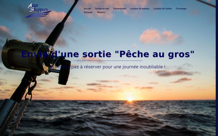 Screenshot of azurskippers.com