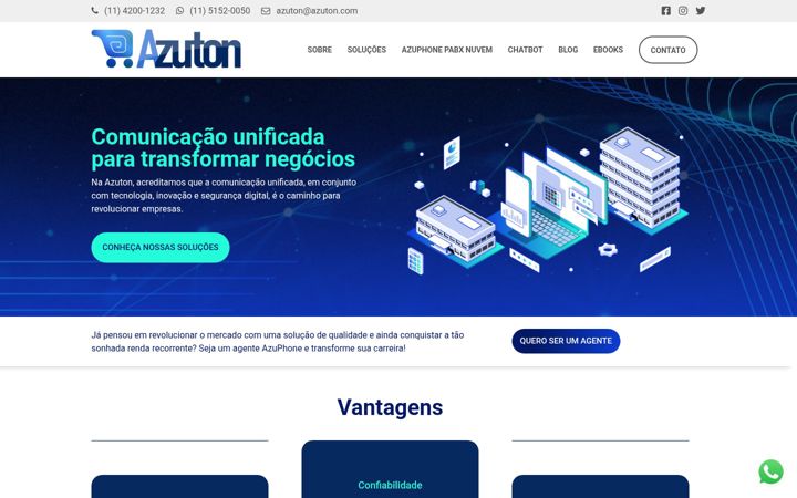 Screenshot of azuton.com