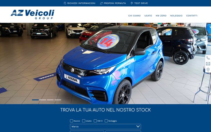 Screenshot of azveicoli.it