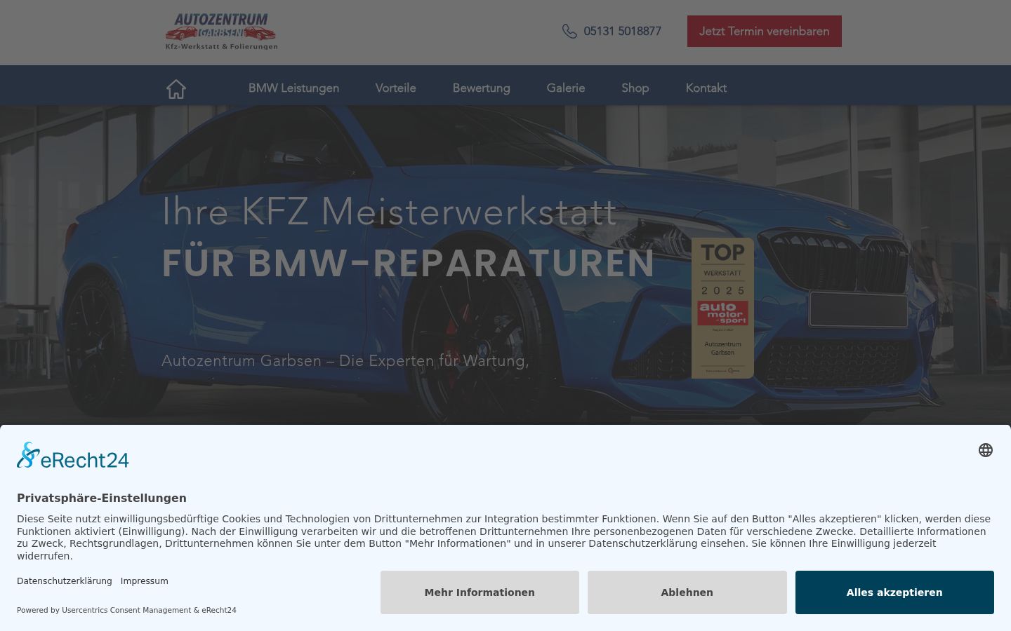 Képernyőkép a bármilyen interakció előtt megjelenő hozzájárulási bannerről