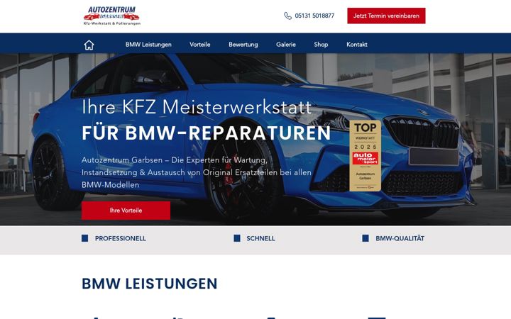 Snimka zaslona za azwerkstatt.de