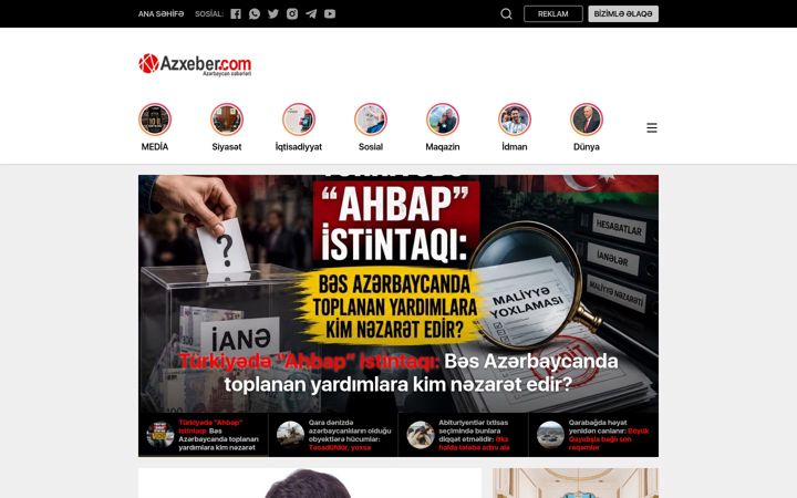 Screenshot of azxeber.com