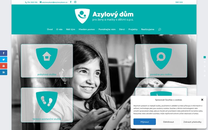 Screenshot of azylovydum.cz
