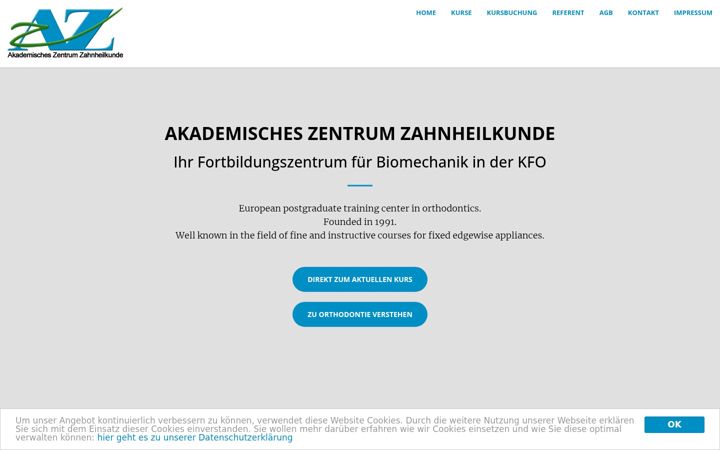 Screenshot of azz.de