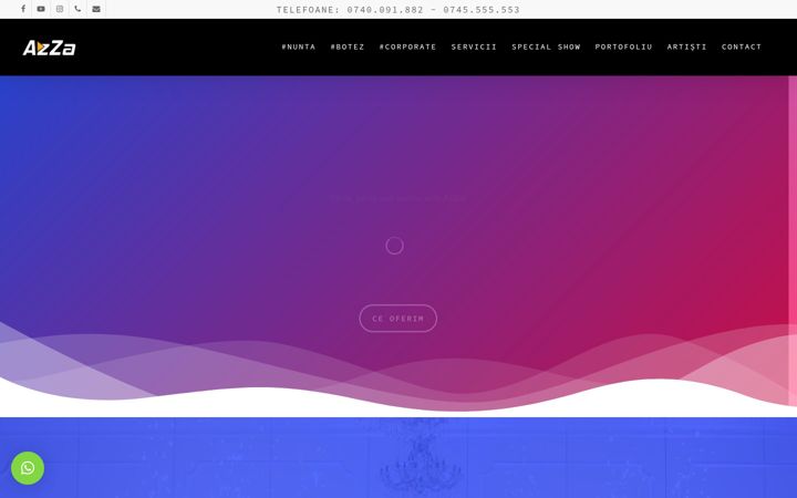 Screenshot of azza.ro