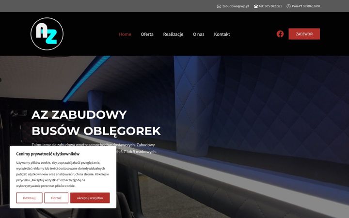 Screenshot of azzabudowy.pl