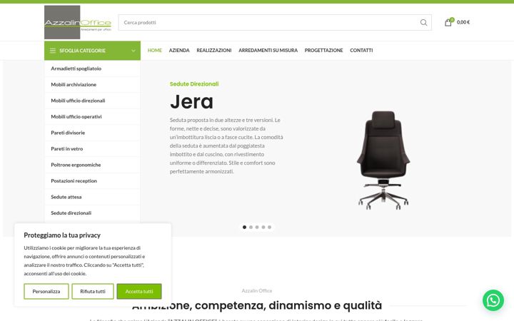 Screenshot of azzalinoffice.com
