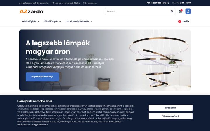 Screenshot of azzardo.hu