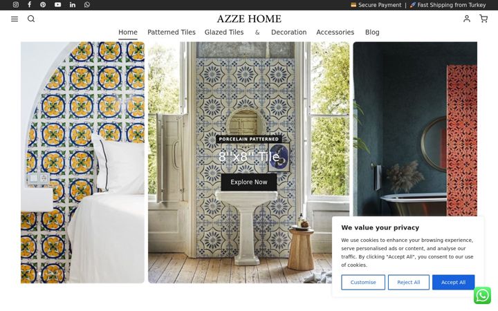 Screenshot of azzehome.com