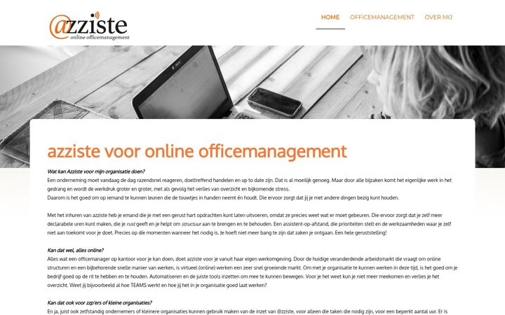 Screenshot of azziste.nl
