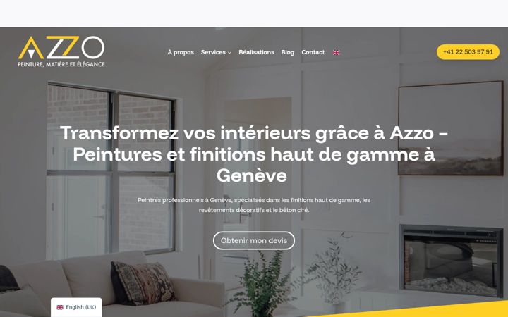 Screenshot of azzo.ch