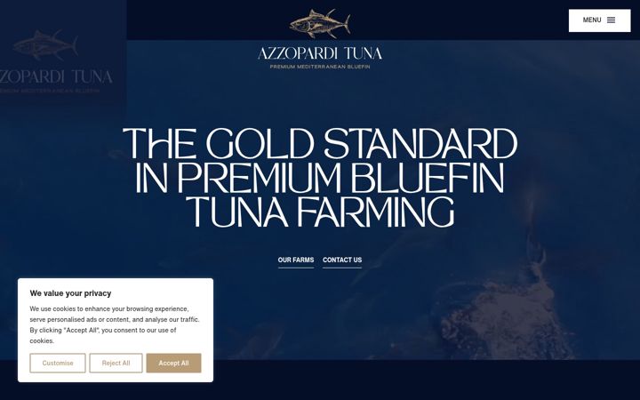 Screenshot of azzopardituna.eu