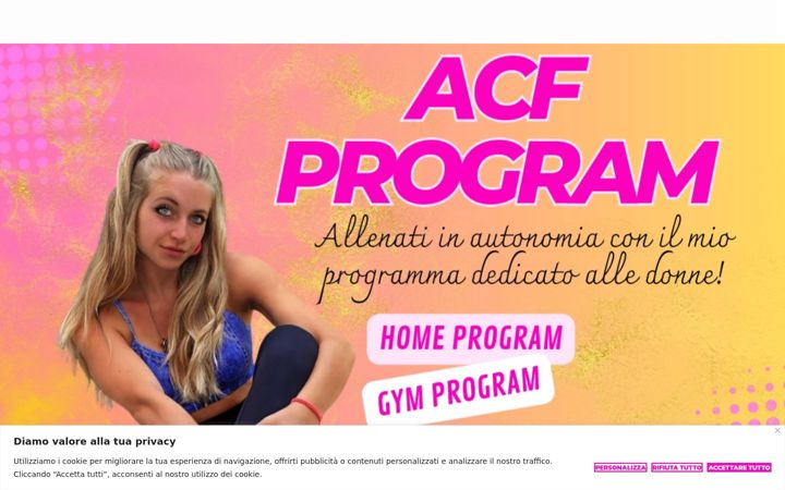 Screenshot of azzurracaccin.it
