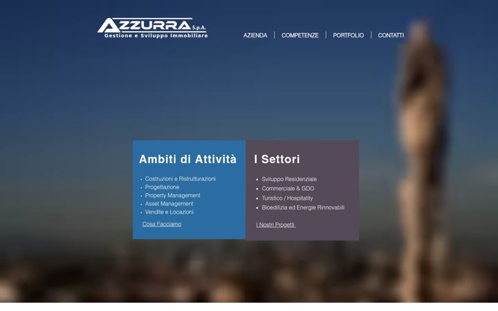 Screenshot of azzurrarealestate.com