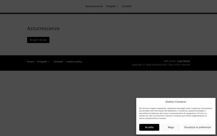 Screenshot of azzurrescenze.com