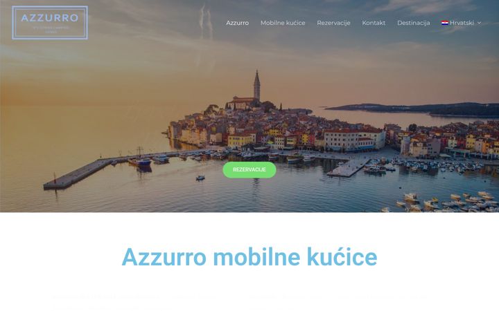 Screenshot of azzurro-camping.com