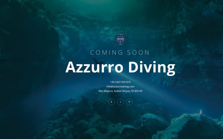 Screenshot of azzurrodiving.com