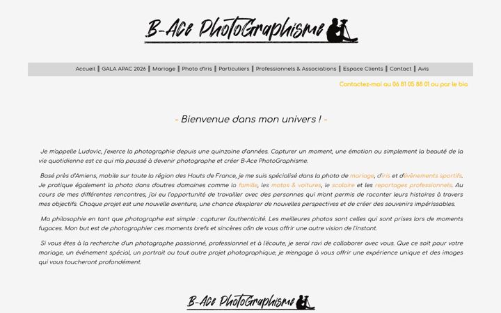 Screenshot of b-ace-photographisme.com
