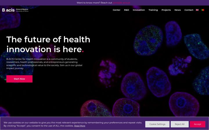 Screenshot of b-acis.pt