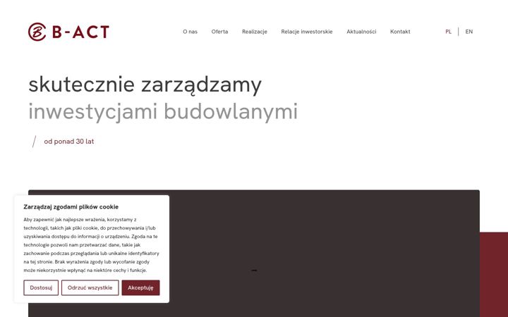 Screenshot of b-act.com.pl