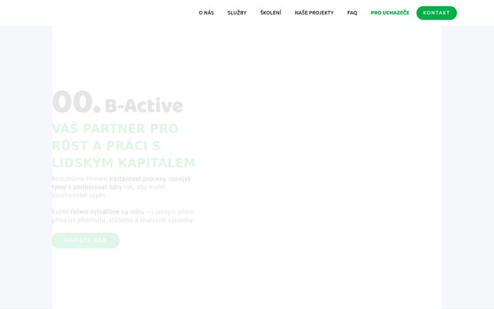 Screenshot of b-active.cz
