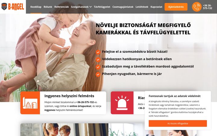 Screenshot of b-angel.hu