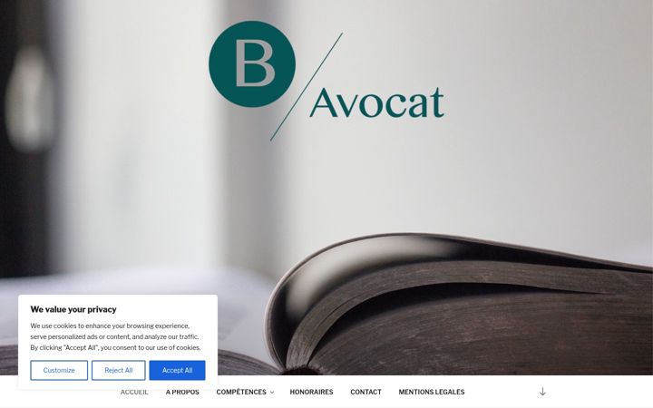 Screenshot of b-avocat.com