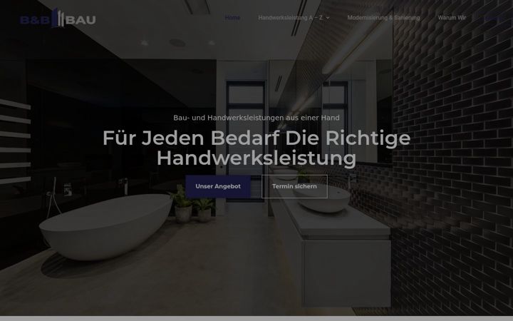 Screenshot of b-bbau.de