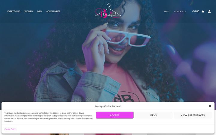 Screenshot of b-beautifulfashion.nl