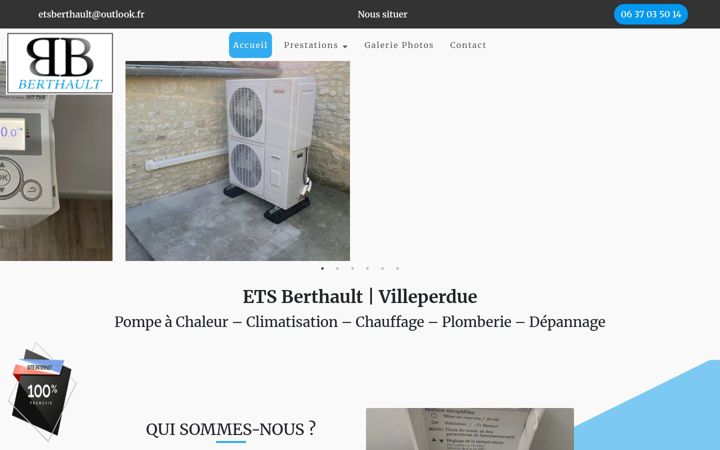 Screenshot of b-berthault.fr
