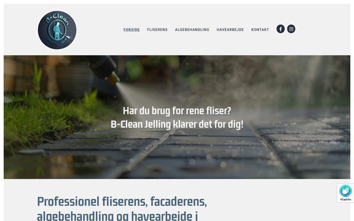 Screenshot of b-clean.dk