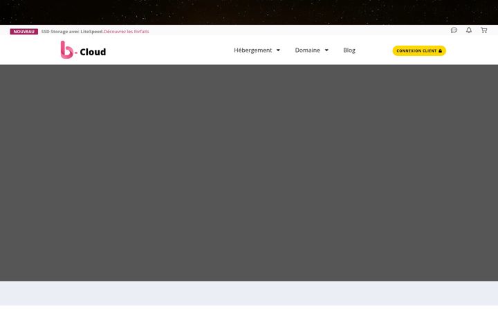 Screenshot of b-cloud.fr