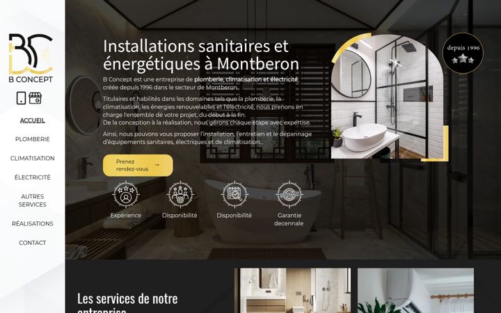 Screenshot of b-concept31.fr