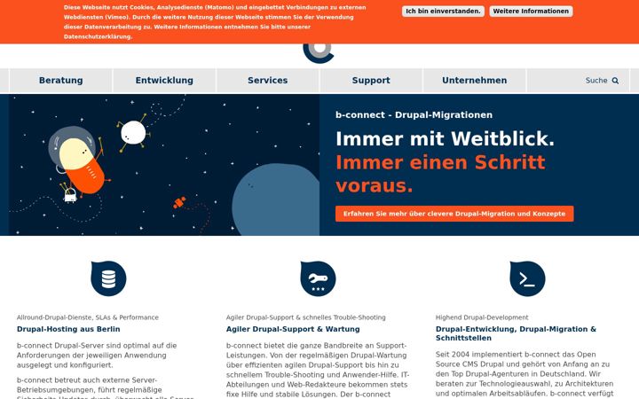 Screenshot of b-connect.de