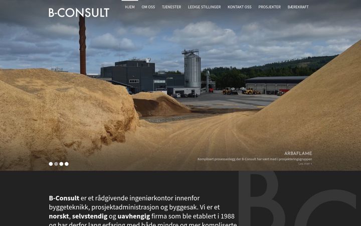 Screenshot of b-consult.no