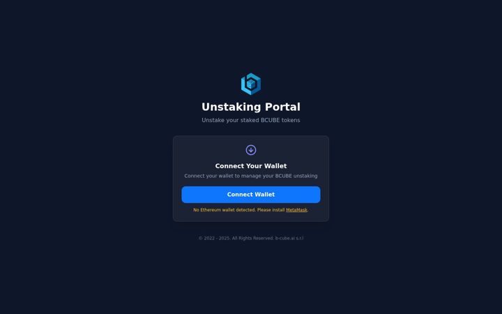 Screenshot of b-cube.ai