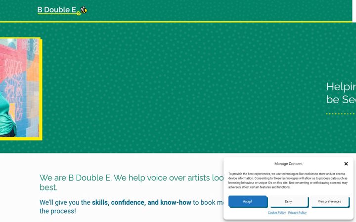 Екранна снимка на b-double-e.co.uk
