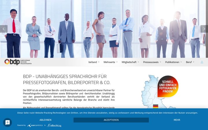 Snimka zaslona za b-dp.de