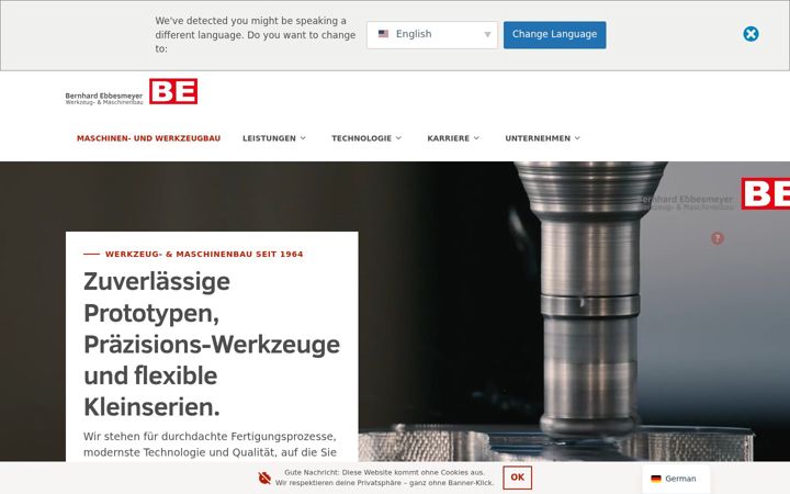Screenshot of b-ebbesmeyer.de